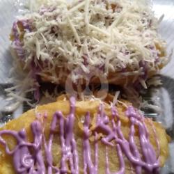 Pisang Geprek Keju Taro