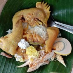 Nasi Liwet Ayam Suwir Telur   Kepala