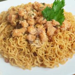 Mie Goreng Ayam Popcorn