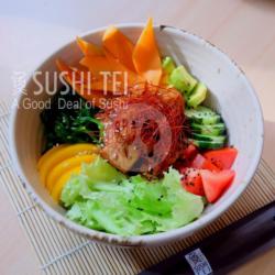 Spicy Tofu Teriyaki Poke Bowl