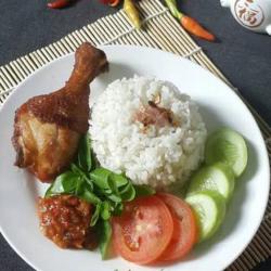 Nasi Sambelan Ayam Pentung (paha Bawah)