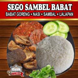 Sego Sambel Babat