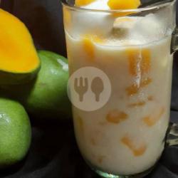 Es Kelapa Muda Buah Mangga Gula Putih Pandan