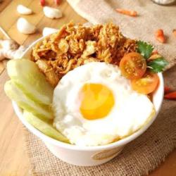 Nasi Ayam Suwir Telur