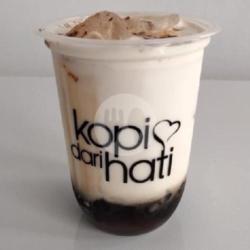 Salted Caramel Boba Milk