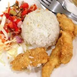 Paket Nasi Ikan Dori Sambal Matah