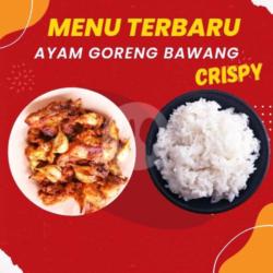 2 Paket Ayam Goreng Bawang Crispy