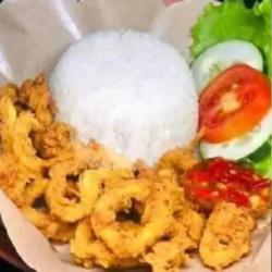 Nasi Cumi Crispy