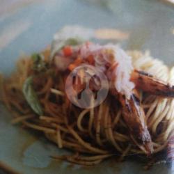 Spaghetti Aglio Olio Prawn Matah