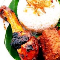 Nasi Ggurih Ayam Bakar Pedas Poll