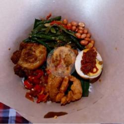 Nasi Bungkus Campur Ayam Bali