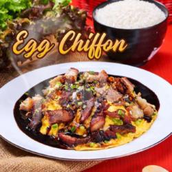 Egg Chiffon Crispy Salted Pork