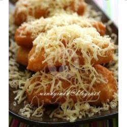 Pisang Crispy Toping Keju