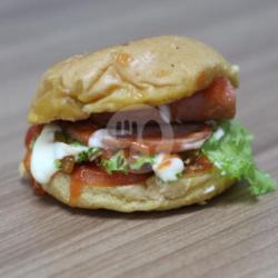 Burger Lumer Daging Sedang   Sosis