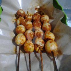 Sate Telur Puyuh Bakar