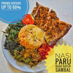 Paket Nasi Paru Gulai