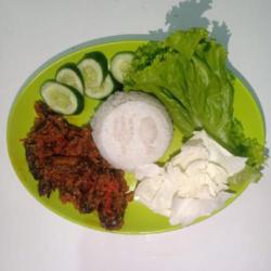 Paket Komplit Nasi Belut Balado