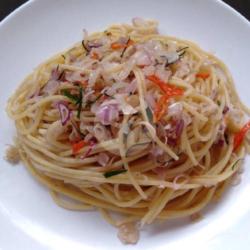 Spaghetti Sambal Matah Cheesy