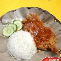 Geprek Teriyaki Nasi Tahu Lalapan  Es Teh