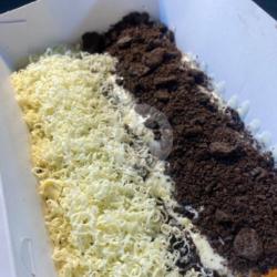 Pisang Nugget Coklat Tiramisu Topping Keju Oreo