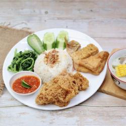 Sego Tempong Telur Crispy