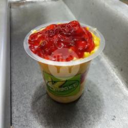 Jagung Susu Keju Strawberry Cup Besar