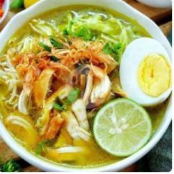 Soto Ayam Nasi Pisah Telor