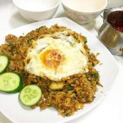 Nasgor Sosis Ikan Asin Pete