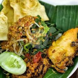 Nasi Pecel   Ayam Goreng