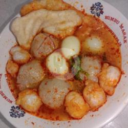 Baso Telur Puyuh Kuah Mercon Topping