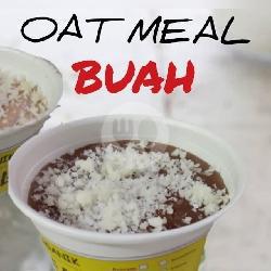 Oatmeal Basah Varian Coklat