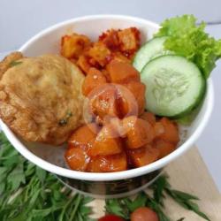 Ricebowl Telur Sosis Spicy