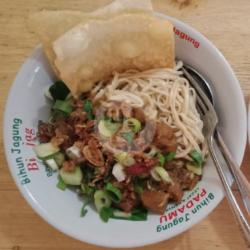 Mie Ayam Bumbu Khas Wonogiri   Pangsit Goreng