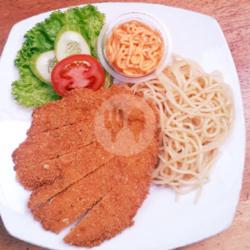 Chicken Katsu Spicy Mayo W/ Spaghetti