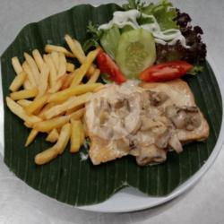 Tofu Steak Creamy Sauce