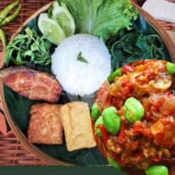 Nasi Ikan Panggangan Sambel Pete