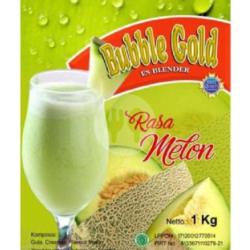 Es Bubble Gold Rasa Melon  Boba