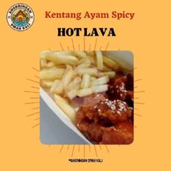 Kentang Ayam Hot Lava