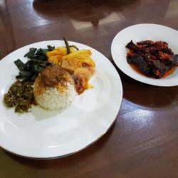 Nasi   Paru Balado