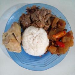 Nasi Gudeg Krecek Ayam Opor