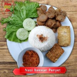 Nasi Bakwan Penyet