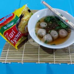 Indomie Kari Ayam   Baso Sayur Kuah Terpisah