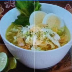 Soto Ayam Kampung Lamongan Campur Nasi