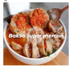 Bakso Super Mercon  Es Nutrisari Jeruk