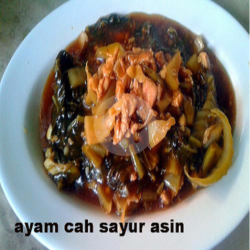 Ayam Cah Sayur Asin