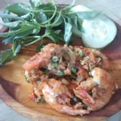 Sego Sambel Udang Orek Tempe