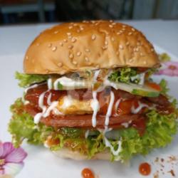 Burger Telur Daging