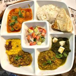 Indian Chicken Thali