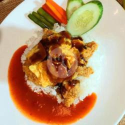 Nasi Ayam Bistik Banjir