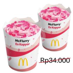 Promo - 2x Mcflurry Es Kopyor Jelly